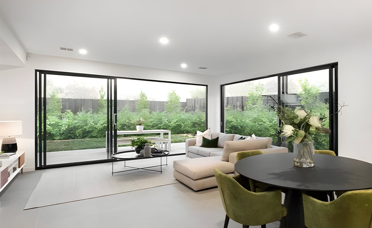 Sliding Door opening to patio